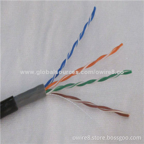 Superior Quality Outdoor Cat5e LAN Cable, 305m, OEM/ODM Orders Available